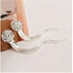 thumbnail image 3 of Pendientes largos con borlas en tono plateado - NUEVO, 1 par, 3 of 5
