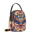 thumbnail image 7 of FORMRS Crossbody Bag for Women Quilted Travel Shoulder Cell Phone Purse with Chain Strap Handbag, Colorful Abstract Eagle, 7 of 7