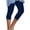 Navy, variant on JIUKE Capri Leggings for Women High Waisted Yoga Capris Stretchy Summer Beach Cropped Tights Pants