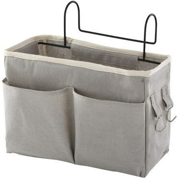 Bed Organizer Hanging Bunk Bed Storage Caddy With Metal Hooks For Dormitory Bedside Storage Walmart Com Walmart Com