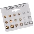 thumbnail image 1 of Anillos de oreja Accesorio de moda elegante estilo simple aro oreja colgante joyería decoración oreja gotas para banquete fiesta diario vestido xy-1903 24 pares Jumpingount AP008259-09, 1 of 5