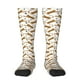 thumbnail image 1 of Fotbe Leopard Print Calcetas Divertidas Estampadas para Hombre y Mujer, Calcetas de Algodón hasta la Rodilla para Caminar, Correr, Enfermería y Embarazo, 1 of 6