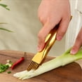 thumbnail image 4 of Clearance Vegetable Cutter under $6 Silk The Stainless Steel 2024 New Scallion Cutter Shopped Onion Scallion Shredder Kitchen Onion Shredder For Chopping Cutting, 4 of 4