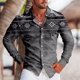 thumbnail image 1 of Camisas de otoño con estampado retro para hombre, camisas casuales de manga larga para hombre, camisetas con personalidad para exteriores para hombre, ropa holgada de calle para hombre, 1 of 6