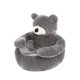 thumbnail image 1 of Methold Cómoda cama para mascotas, sofá, oso, abrazo, tela suave, impermeable y antideslizante, abrazo, gato, dormir, esterilla para dormir, Suministros para perros gris S (diámetro 46 cm), 1 of 6