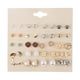 thumbnail image 2 of 20 Pares de Pendientes de de Cristal de de Imitación de Moda Conjunto de Pendientes de Mujer Joyería, 2 of 9
