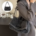 thumbnail image 2 of Women Denim Chain Strap Crossbody Bag Distressed Casual Shoulder Purse, 2 of 7