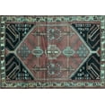 thumbnail image 1 of Ahgly Company Indoor Rectangle Persian Light Blue Traditional Area Rugs, 5' x 7', 1 of 4
