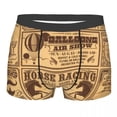 thumbnail image 2 of Boxer Men Underwear Male Panties Vintage Newspaper Shorts Boxer Comfortable Shorts Homme, 2 of 6