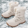 thumbnail image 3 of YOURDIARY Womens Snow Boots Waterproof Anti-Slip Warm Winter Boots Outdoor Casual Mid-Calf Boots, 3 of 9