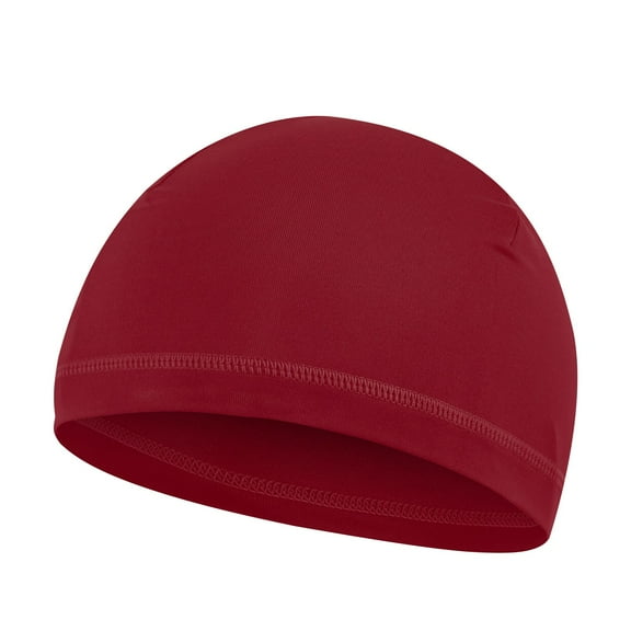Puntoco Hat for Womens Kids Cycling Cap Hat, Breathable Quick Dry Helmet Liner for Boys Girls 3-15Y Watermelon Red-A Free Size