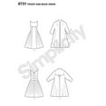 thumbnail image 3 of Simplicity Misses' Size 6-14 Vintage 1950s Dress Pattern, 1 Each, 3 of 8
