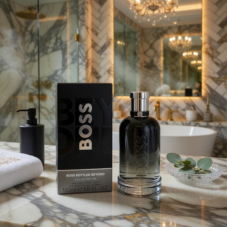 HUGO BOSS, Boss Bottled Beyond Eau de Parfum, 5 oz, Refillable for