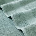 thumbnail image 4 of BenJara Nyx 6pc Soft Cotton Towel Set, Striped, White, Light Gray By The Urban Port, 4 of 4