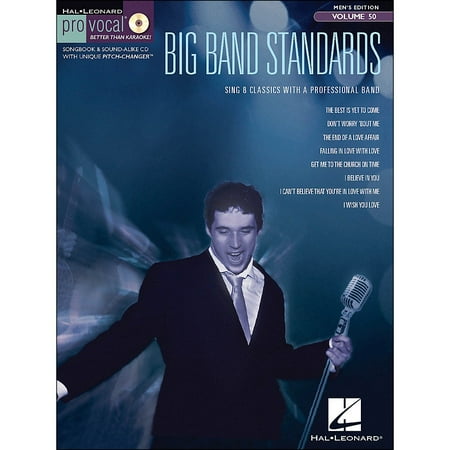 - Hal Leonard Big Band Standards - Pro Vocal Songbook & CD for Male Singers Volume 50