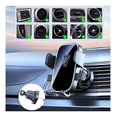 thumbnail image 4 of Soporte Para Celular Coche, porta Celular Carro 3en1 Estable Malubero Negro, 4 of 5