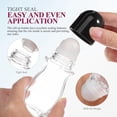 thumbnail image 7 of ABCISI 4 Pcs 50Ml Glass Roll on Bottles, Empty Rollerball Containers for DIY Deodorant Essential Oils Perfume & Skincare Making, Refillable Roller Ball Containers with Black Caps, 7 of 7
