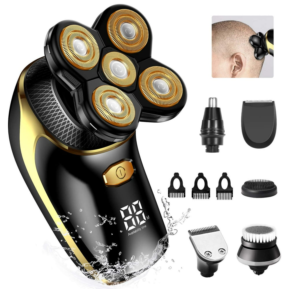 Head Shaver, Orihea Electric Razor Men 6-in-1 Electric Shaver with