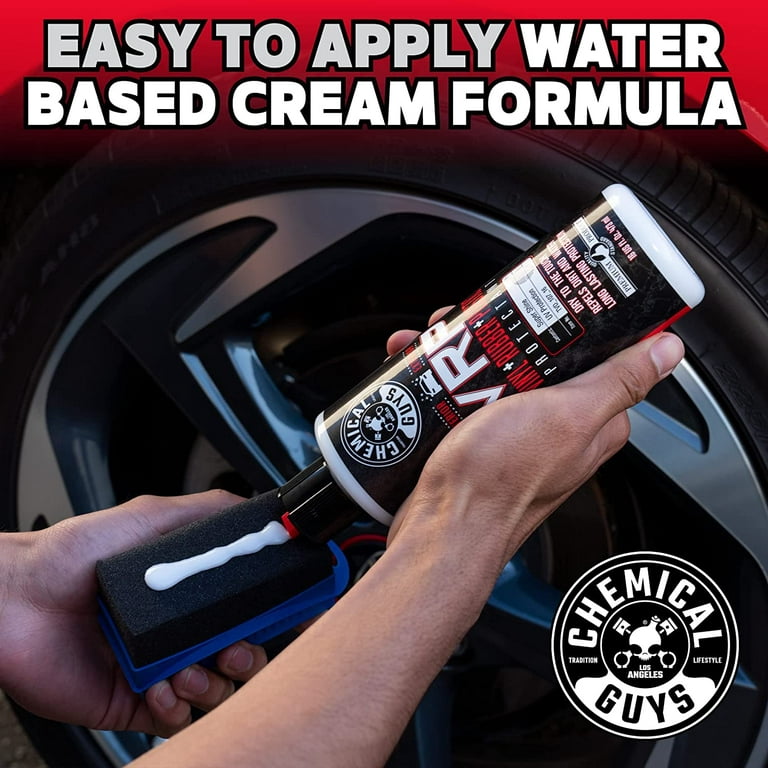 Chemical Guys TVD11316 Tire Kicker Sprayable Extra Glossy Tire Shine (Works  on Rubber, Vinyl & Plastic) Safe for Cars, Trucks, Motorcycles, RVs 