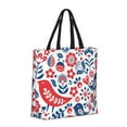 thumbnail image 2 of Sigee Birds Flowers Print Large Capacity Zippered Tote Bag - Durable, Stylish and Versatile for Everyday Use, 2 of 9