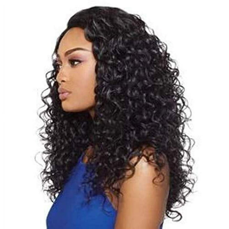 Outre Quick Weave Synthetic Half Wig AMBER COLOR 1 JET BLACK