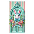 thumbnail image 4 of Binwennn Monkey Banner for Party Easter Door Curtain Colorful Spring Bunny Egg Design Polyester Fabric, 4 of 4