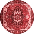 thumbnail image 1 of Ahgly Company Indoor Round Oriental Red Industrial Area Rugs, 3' Round, 1 of 4