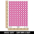 thumbnail image 2 of Chinese Character Symbol Dog 200+ Round Stickers - Hot Pink - Gloss Finish - 0.50" Size, 2 of 3