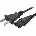 thumbnail image 1 of Chenchen 6FT Long 2 Prong AC Elliptical Power Cord for YOSUDA, GUGTTR, WESTIONC, ANCHEER Under Desk Elliptical Machines Power Cord Cable, 1 of 1