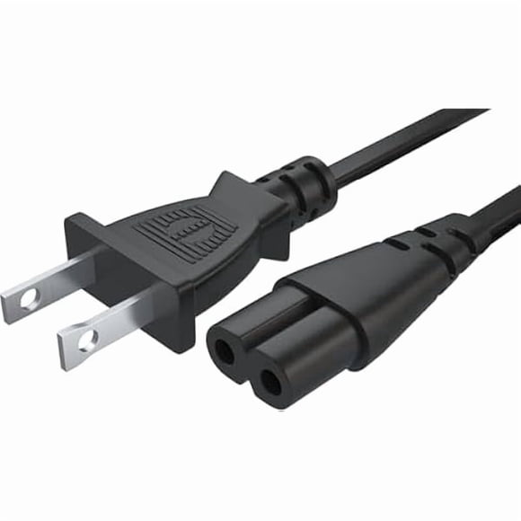 wonima11 10FT Long 2 Prong AC Elliptical Power Cord for YOSUDA, GUGTTR, WESTIONC, ANCHEER Under Desk Elliptical Machines Power Cord Cable