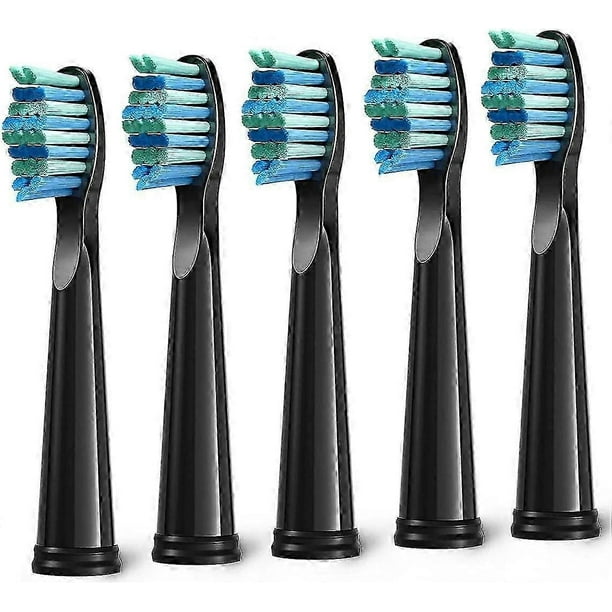 Electric Toothbrush Heads 5pc Compatible For Fairywill D7/d8/fw507/fw508/fw551/917 Soft Replacements Head