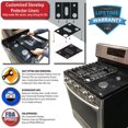 thumbnail image 3 of Stove Protector Liners Compatible with Samsung Stoves, Samsung Gas Ranges - Customized - Easy Cleaning Liners for Samsung Compatible Model NX58M6650WG, 3 of 7