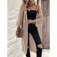 thumbnail image 4 of Gdvsclr Women'S Hollow Out 3/4 Sleeve Open Front Knit Cardigan Long Sweater Tops  M, 4 of 7