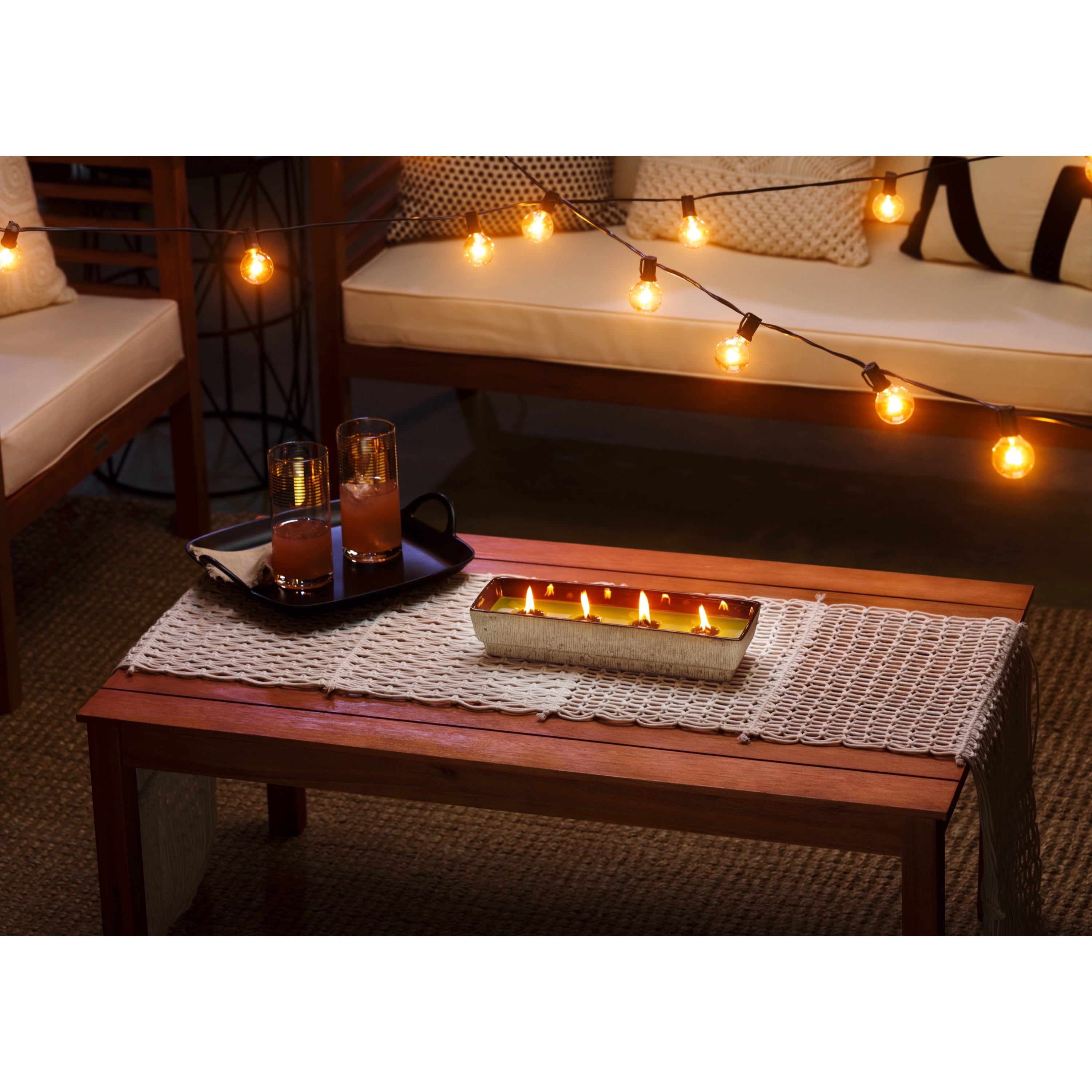 WoodWick® Green Mandarin Citronella Outdoor Candle