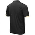 thumbnail image 3 of Men's Colosseum Black Purdue Boilermakers Big & Tall Santry Polo, 3 of 3