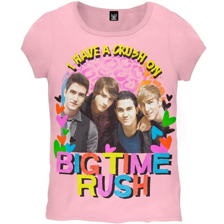 Youth Big Time T-shirt - Big Time Rush - Crush Girls Youth T-Shirt