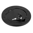 thumbnail image 4 of Etiqueta de bandera de cubierta de tapa de tanque de combustible negra de aleación de aluminio compatible con Jeep Wrangler JK 2007-2017, 4 of 5