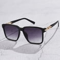 thumbnail image 4 of Typpkmm Cycling Fashion Womens Sunglasses Square Style Sun Glasses Accessories Gradient Lens Anti, 4 of 7