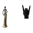 thumbnail image 1 of Escultura De Figura De Dama Tribal Con Gesto De Mano De Roca, Artesanía Creativa Para El Hogar, Chimenea, Armario, Apartamento, Dormitorio, Restaurante, Decoración, 1 of 8