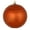 Burnished Orange, variant on Vickerman 4" Limestone Candy Finish Ball Ornament with Glitter Lines, 4 per Bag