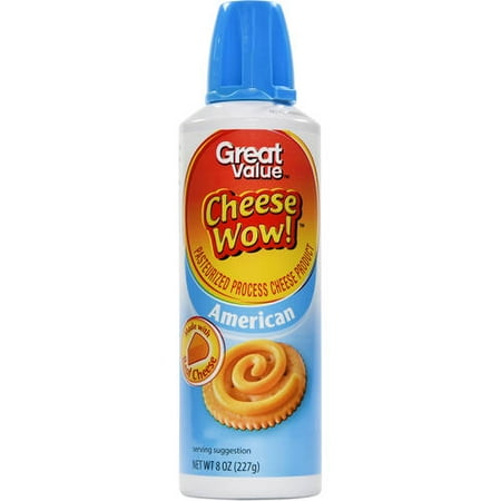 Great Value Cheese Wow Pasteurized Process American Cheese Product, 8 oz
