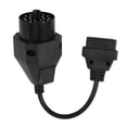 thumbnail image 2 of Adaptador OBD II yuxing de conector hembra de 20 pines a OBD2 de 16 pines E36 E39 X5 Z3 negro, 2 of 5