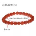 thumbnail image 2 of EOEMY Natural Gemstone Beads Buddha Head Beaded Men Womens Lava Bead Handmade Bracelet-176-82, 2 of 3