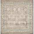 thumbnail image 1 of Unique Loom 3138331 5 x 5 ft. Gneis Salzburg Square Rug, Light Brown, 1 of 1