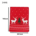 thumbnail image 3 of ASFGIMUJ Christmas Womens Winter Warm Sets Knitting Hat Gloves Scarf Three Piece Thick Wool Hat, 3 of 9