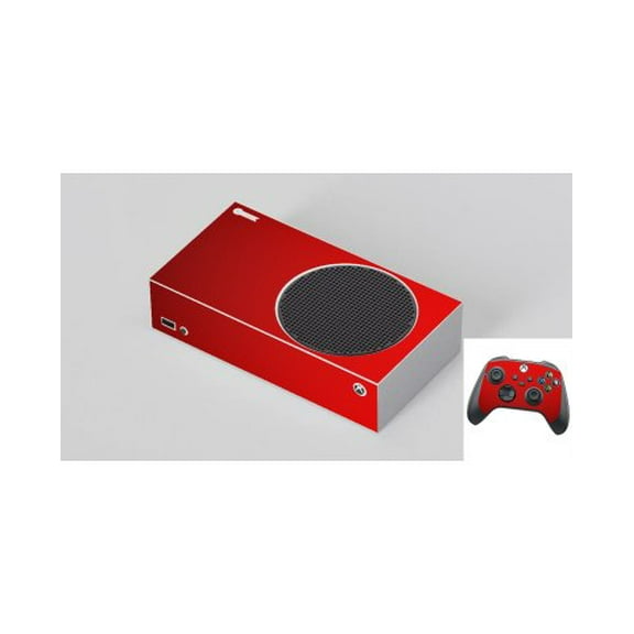 Microsoft Xbox Series S RED CARBON FIBER Laptop Skin