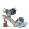 thumbnail image 6 of LARTISTE SMASHING-BLUM Sandals Blue Multi, 6 of 8