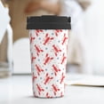 thumbnail image 6 of Picia Lobsters And Sea Stars Pattern 500ml Carry Insulated Coffee Mug, Stainless Steel Travel Mug with Hidden Handle, Leak-Proof for Car, Office, Home, and Outdoor Use, 6 of 8