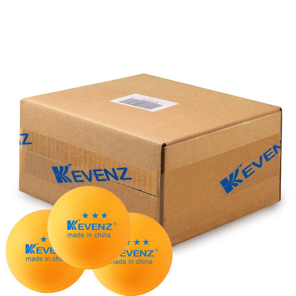 KEVENZ 60-Pack 3 Star Ping Pong Balls,Advanced Table Tennis Ball,Bulk Outdoor Pi 