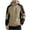 Brown, variant on StSilkitty Men's Rain Jacket Color Block Long Sleeve Full Zip Windbreaker Waterproof Hooded Raincoat with Pockets
